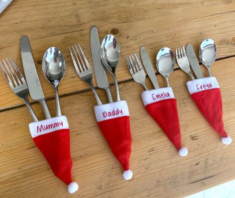 SANTA HATS &gt; PERSONALISED PRINT $2.50 ea