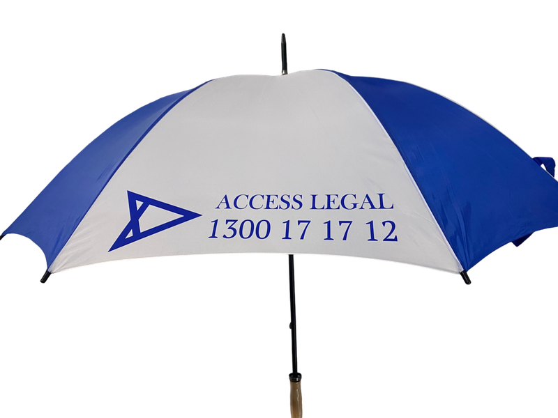 2 GOLF UMBRELLAS for $40 Printed on 2 panels