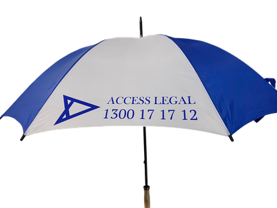 2 GOLF UMBRELLAS for $40 Printed on 2 panels