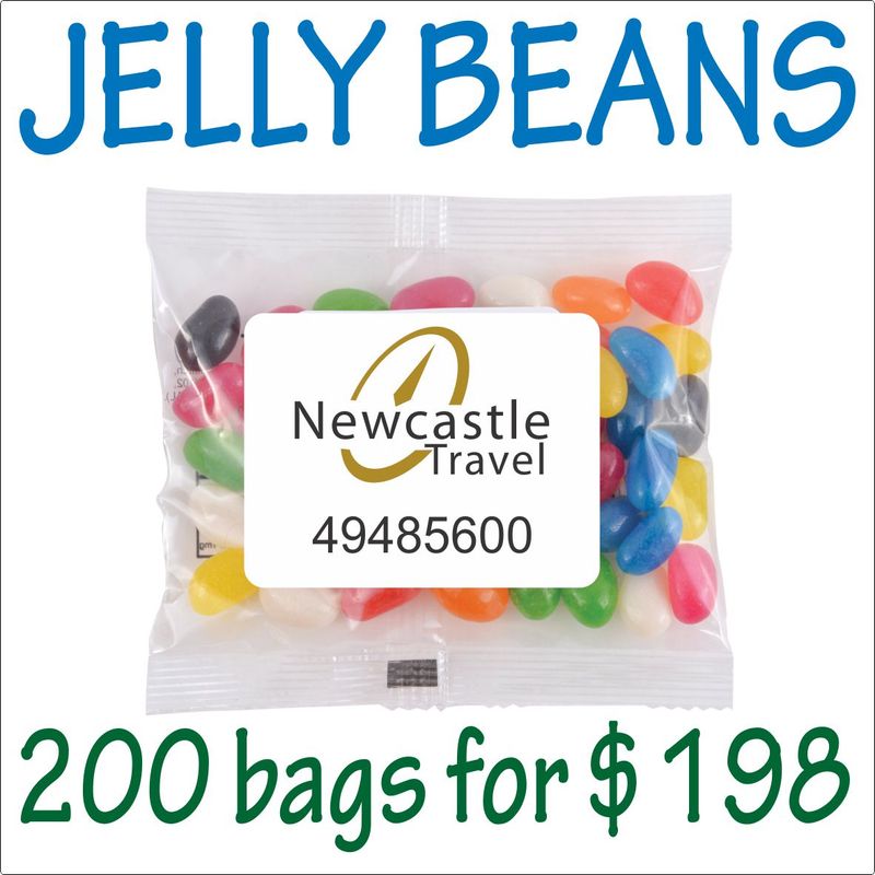 200 x 50gm ASSORTED JELLY BEANS &gt; SAVE $82