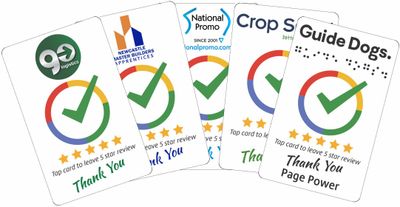 GOOGLE 5 STAR REVIEW CARDS - Tap to Get 5 Star Client Reviews