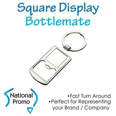 Square Display Bottle Opener Keyring