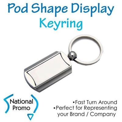 Pod Shape Display Keyring