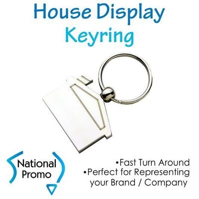 House Shape Display Keyring House Shape Display Keyring