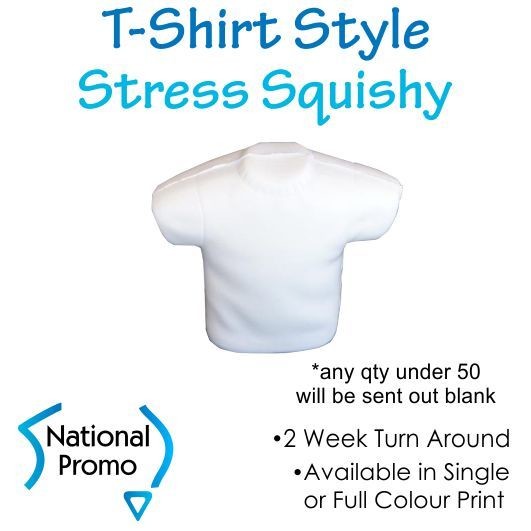 Single Colour Print T-Shirt Stress Squishy