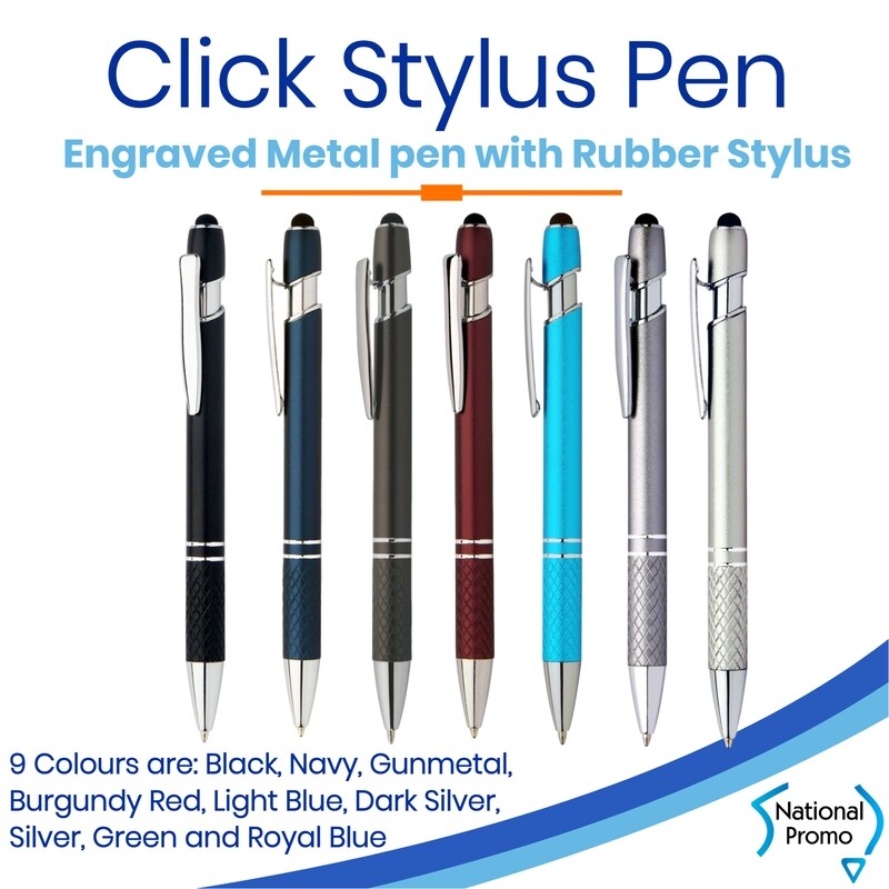 CLICK STYLUS Engraved Metal Pen CLICK STYLUS Engraved Metal Pen