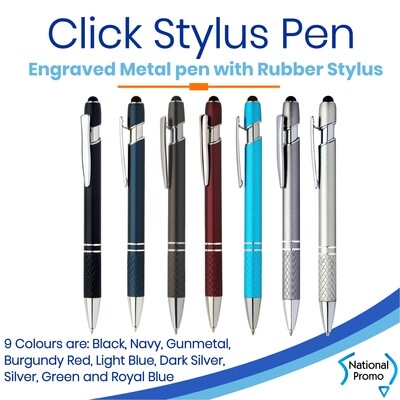 CLICK STYLUS Engraved Metal Pen CLICK STYLUS Engraved Metal Pen