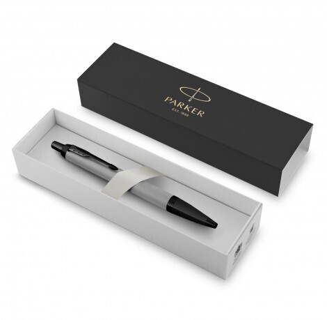 PARKER PEN ACHROMATIC MATTE GREY w BLACK TRIM