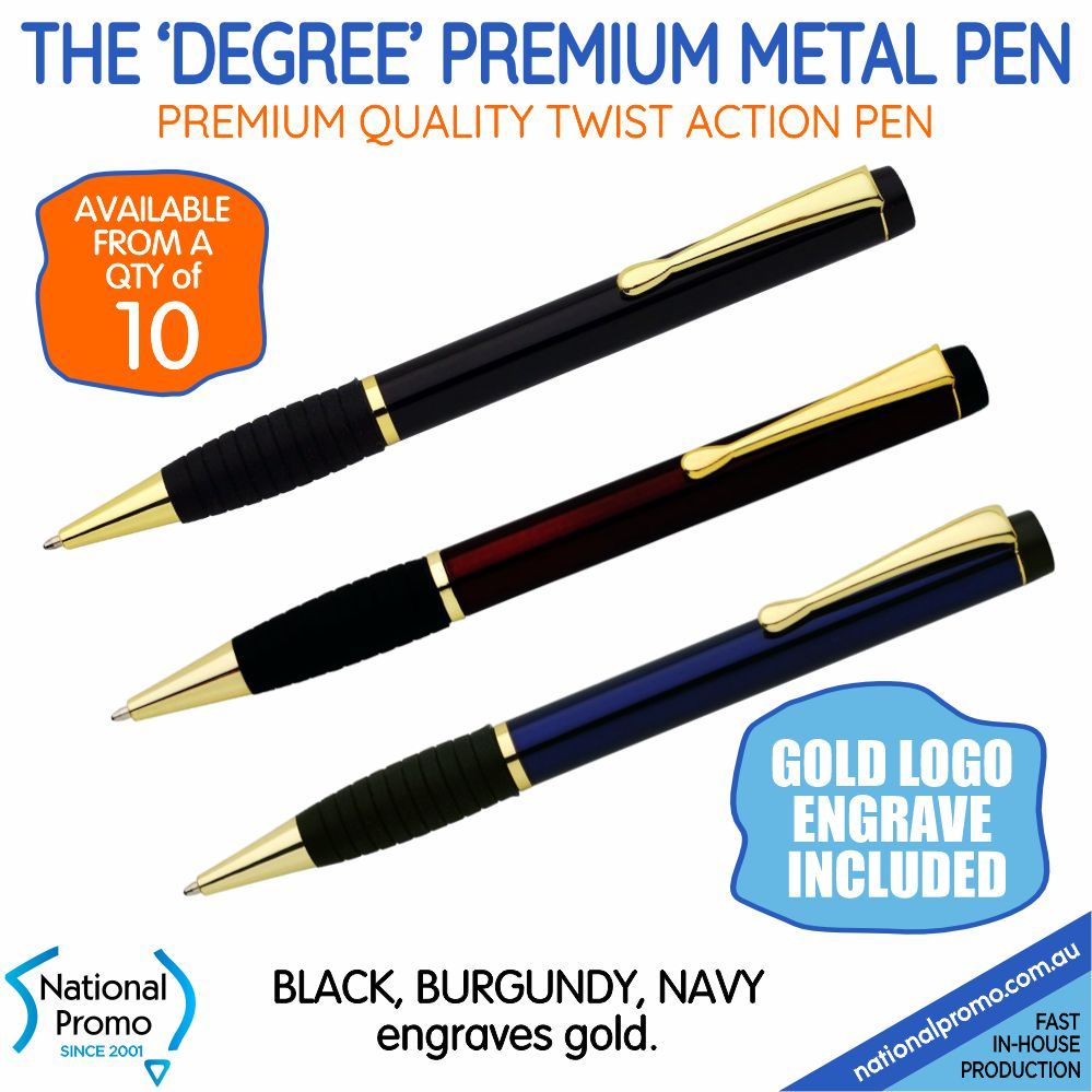 THE 'DEGREE' Premium Metal Engraved Pen