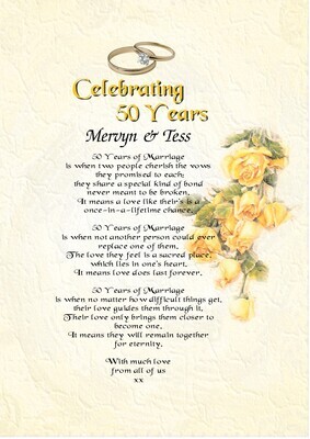 PERSONALISED VERSES