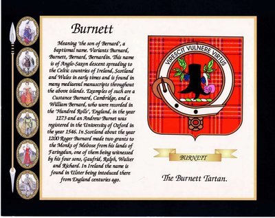 Family Coat of Arms, Tartans and/or History