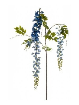 Artificial Wisteria spray 170cm Blue (Buy 6 and get 10% off)