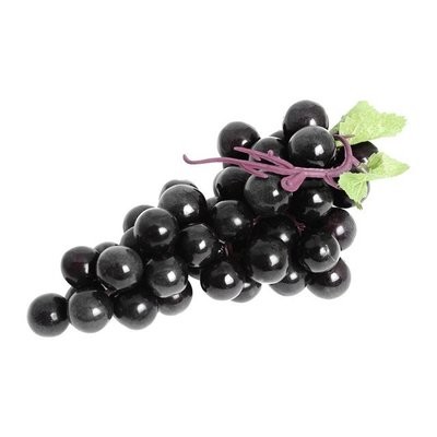 Black Small Bunches of Artificial Grapes