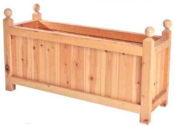 Scandanavian Redwood Versailles Troughs (Made to order)