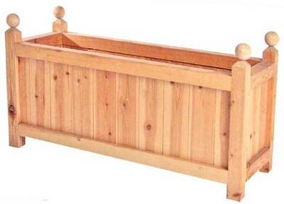 Scandanavian Redwood Versailles Troughs (Made to order)