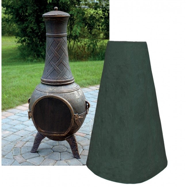 Large Chimenea Cover Green