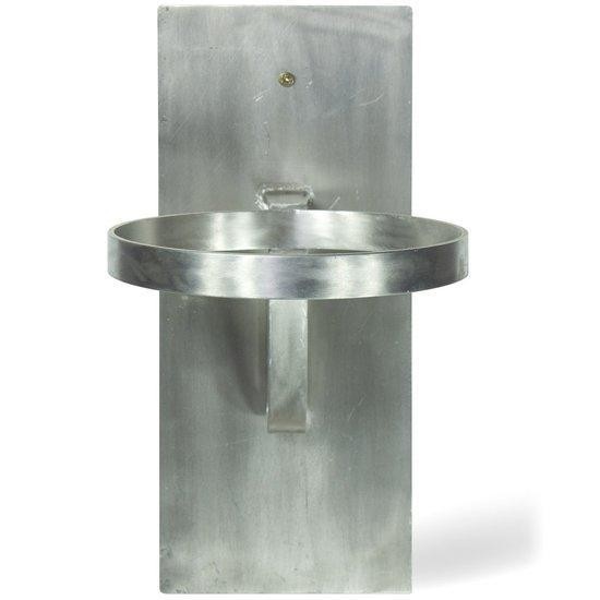 SILVER  POLYSTONE WALL MOUNT