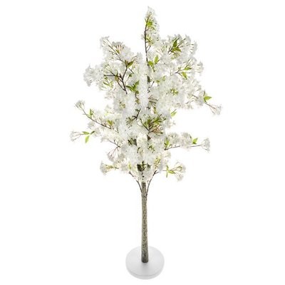 Blossom Tree On Base White 2m