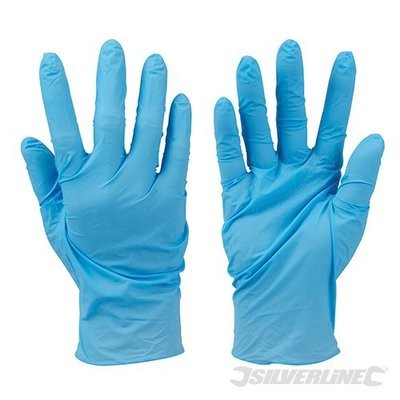 Disposable Nitrile Gloves Powder-Free 100pk (L)