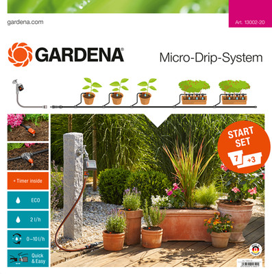 Gardena Micro-Drip-System Starter Set Plant Pots