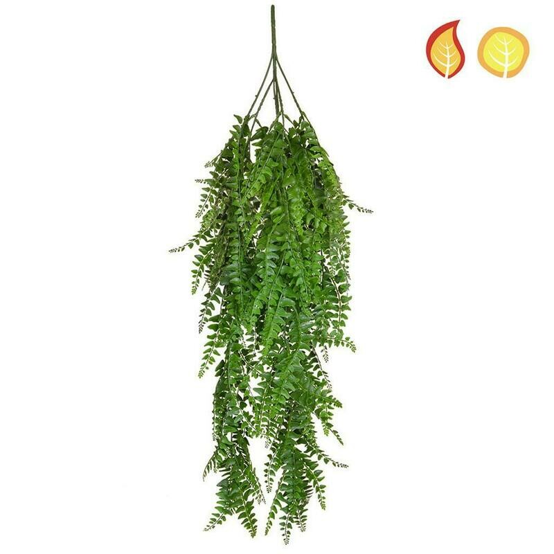 Artificial 80cm Fern Trail Box of 6 -  Fire Retardant