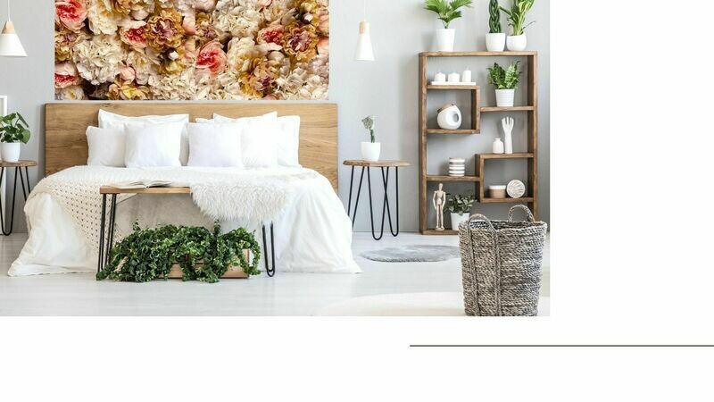 Flower Wall  100cm x 100cm