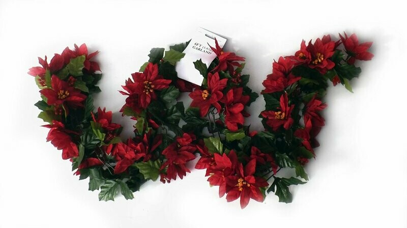 Poinsettia Garland