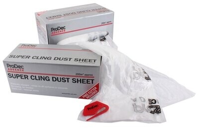 ProDec Super Cling Dust Sheet 200sqm