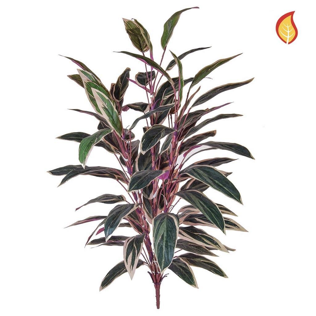 Rondo 40 Planter -  Artificial Plant  Included, Please Select Artificial Plant: 85cm Caladium Bush