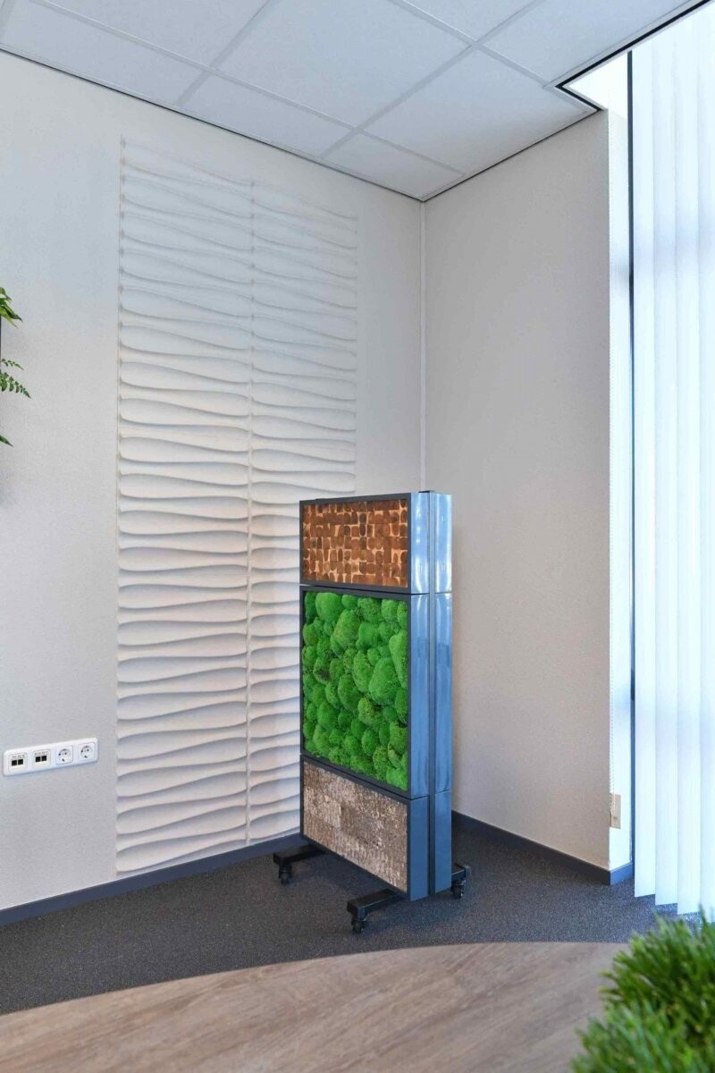 BioMontage Single  Moss Wall Room Divider