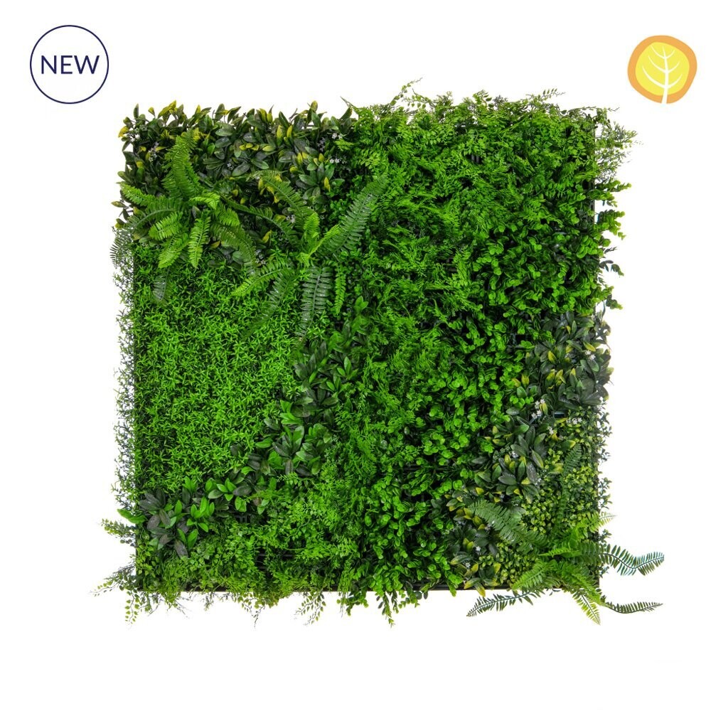 Green Wall Cheviot Mix 100 x 100cm UV (Lead time 5-7 days), Quantity: One to Four