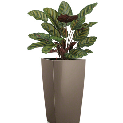 Cubico 22 Planter - Taupe - PLANTER ONLY