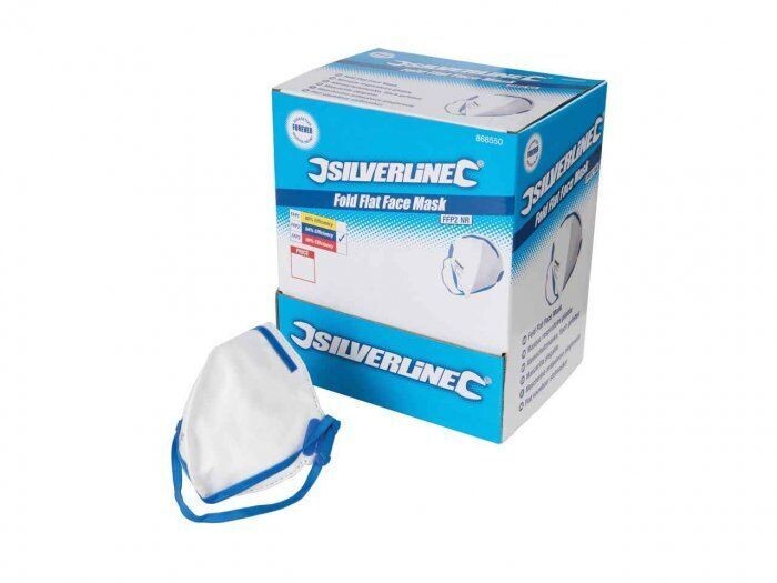 Fold Flat  Face Mask FFP2 NR Display Box 50 packs