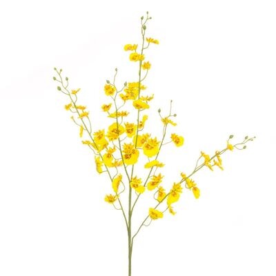 Dancing Orchid Spray 105cm Yellow