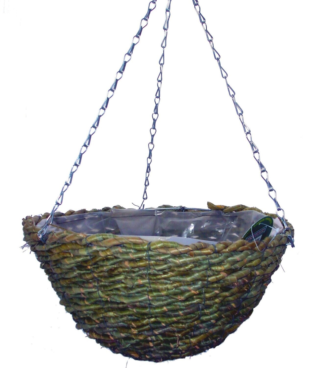 14" Round Rope Hanging Basket