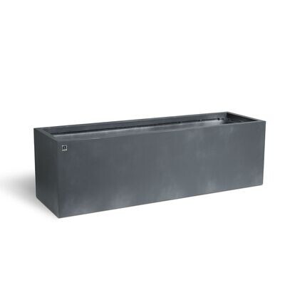 Anthracite Polystone Table Plant Container