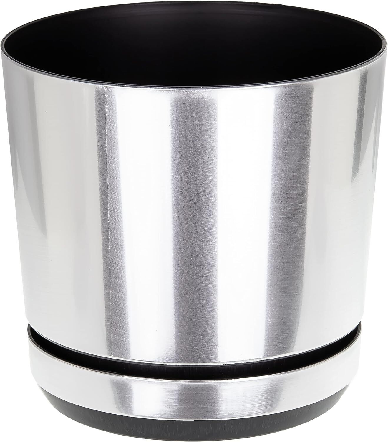 KORAD Aluminium Silver Indoor Plant Pots
