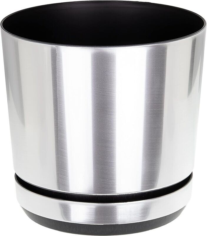 KORAD Aluminium Silver Indoor Plant Pots