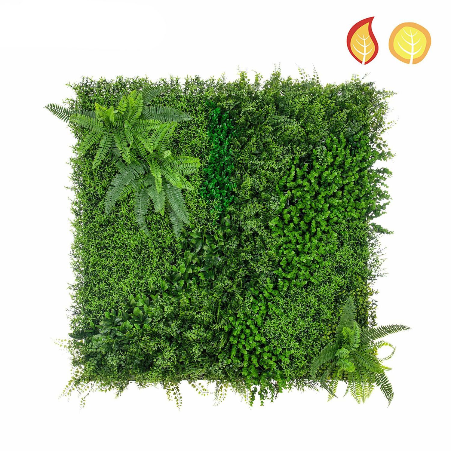 Fire Retardant Green Wall Fenwick Mix 100x100cm