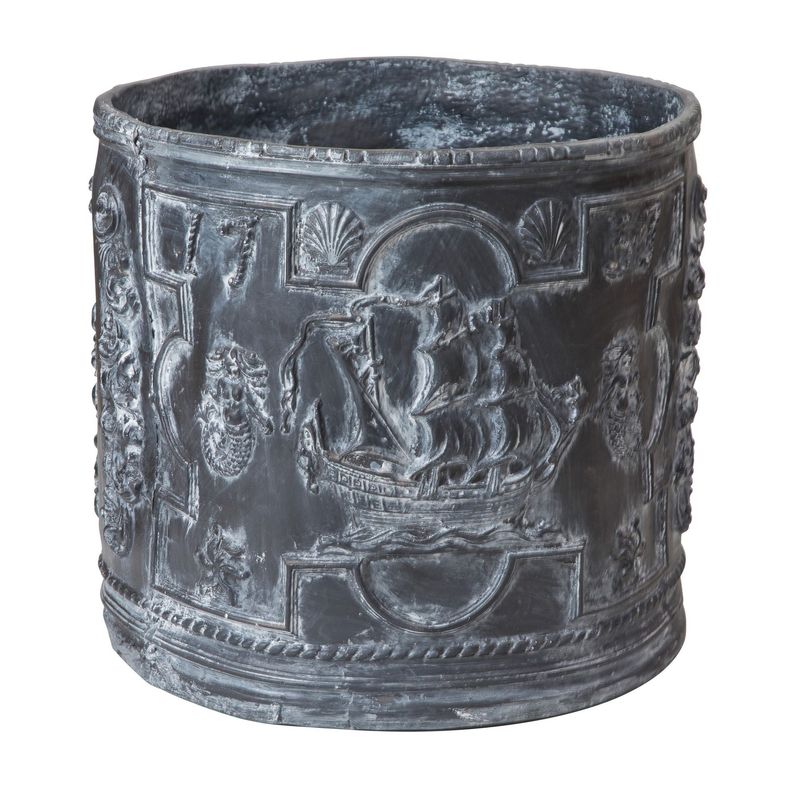 Round Planter Ship  51cm D x 46cm H