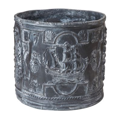 Round Planter Ship  51cm D x 46cm H