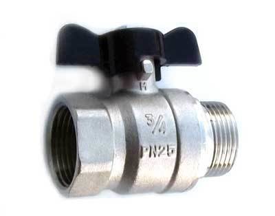 Brass Ball Valve with Butterfly Handle