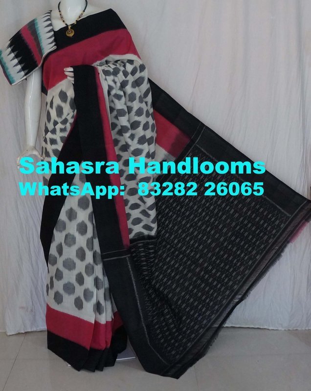 Ikkat Cotton Sarees