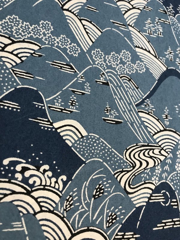 Katazome-shi feuille 50 X 65