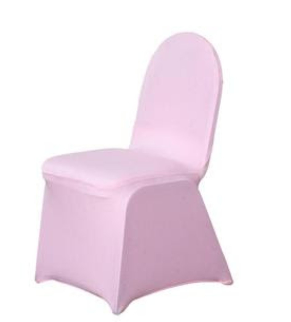 Pink Spandex Banquet Chair Covers