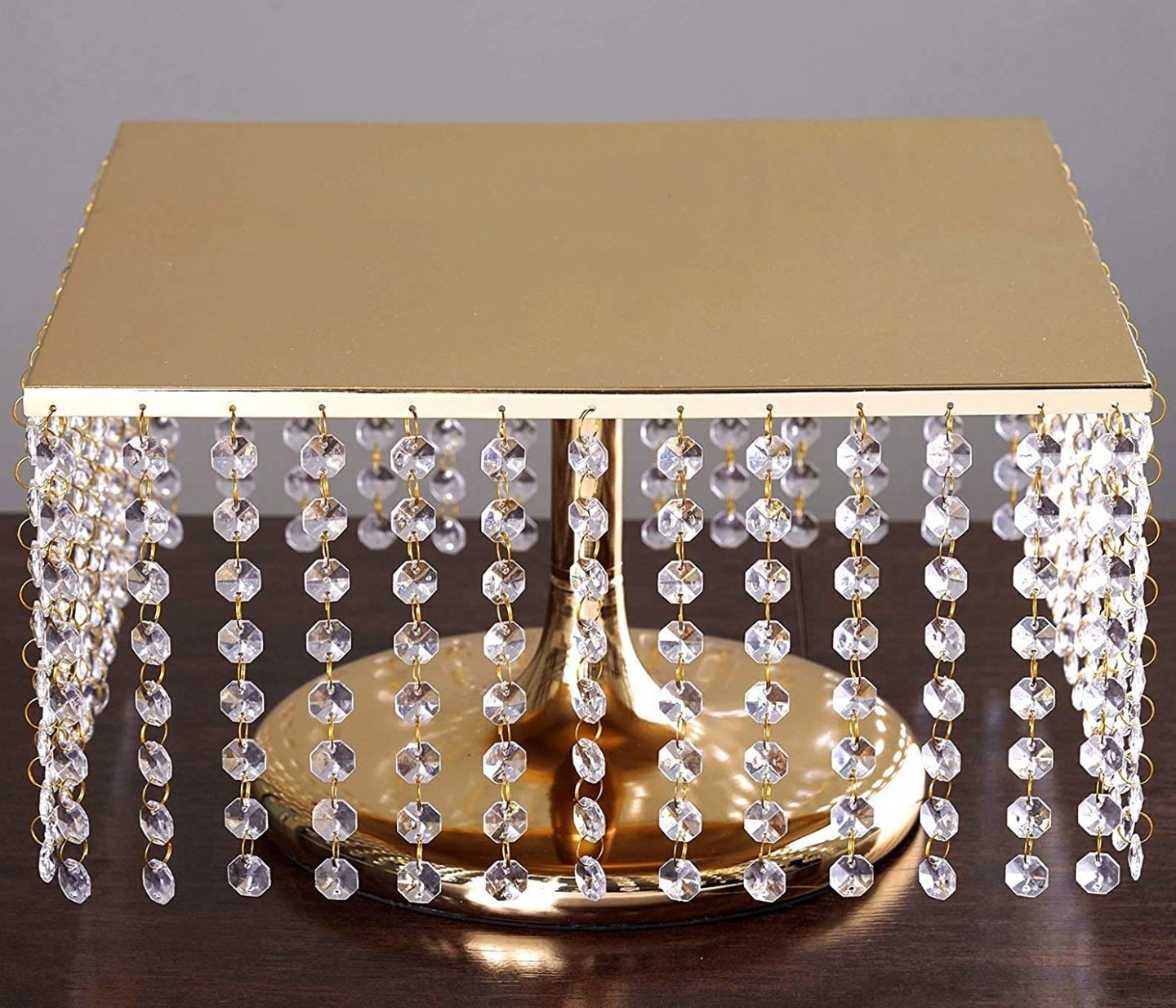 Gold Chandelier cake stand 14 inch 