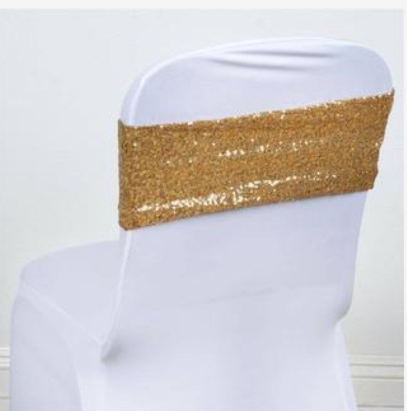 Gold Sequin Sash