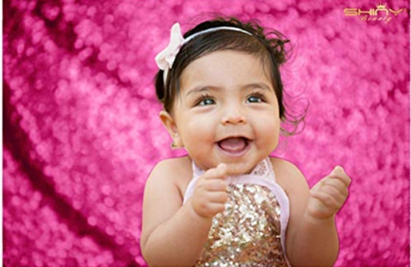 Fuchsia panels for backdrop