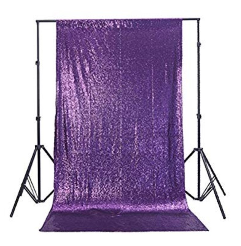 6x6 Purple Sequin Curtian (1)