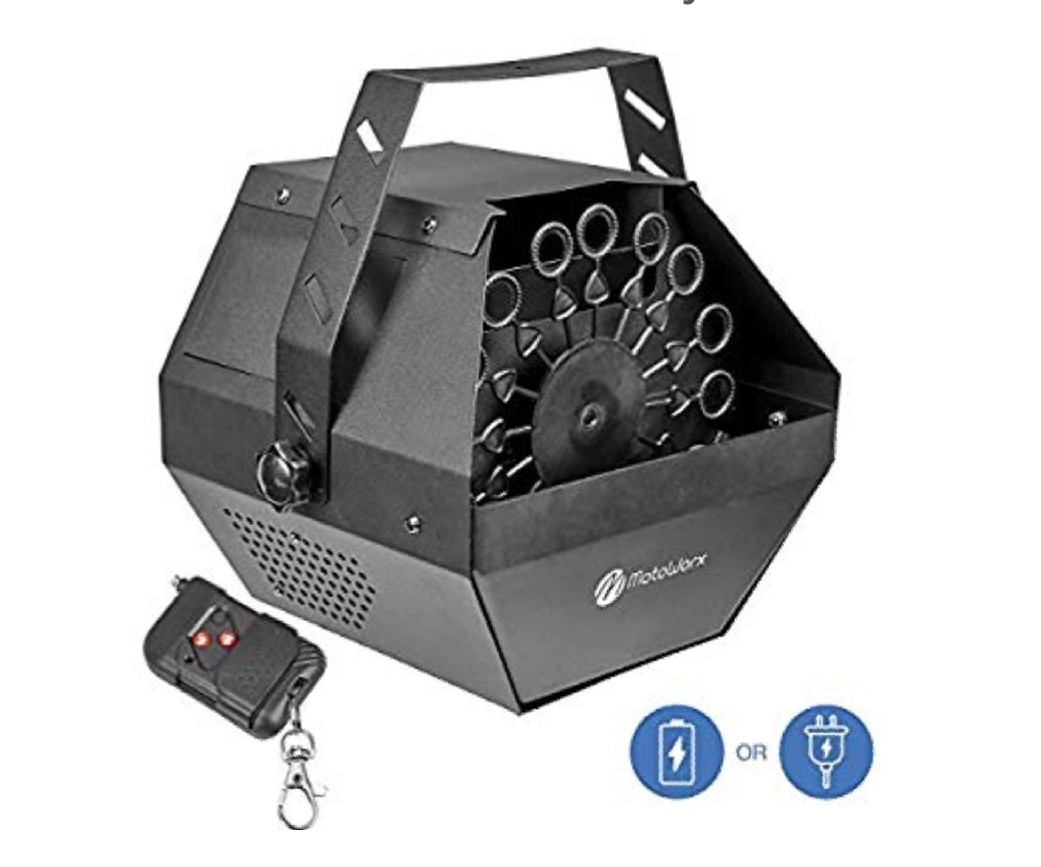 Professional wireless bubble machine